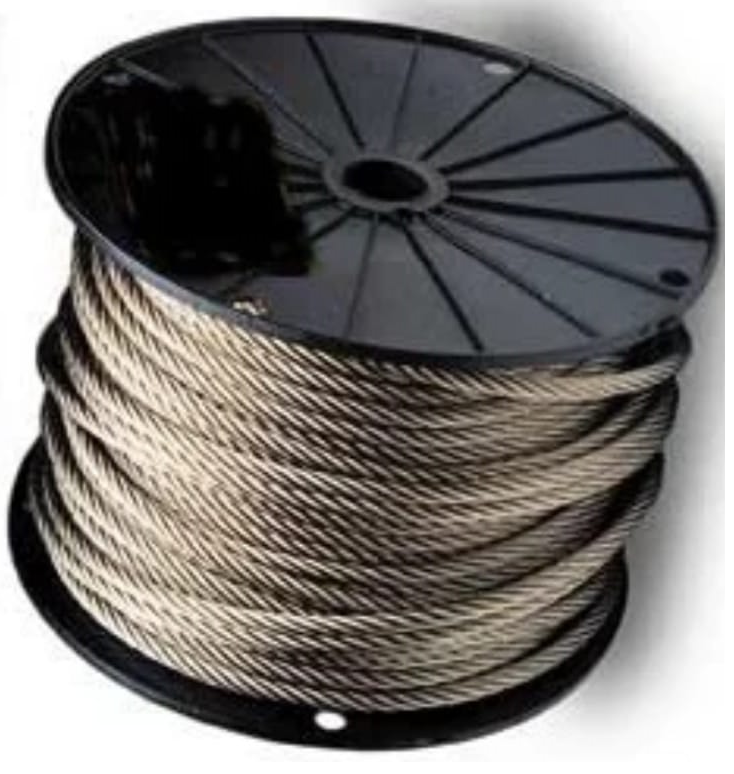 7x19 T316 Stainless Steel Cable 3/16" - 500 reel